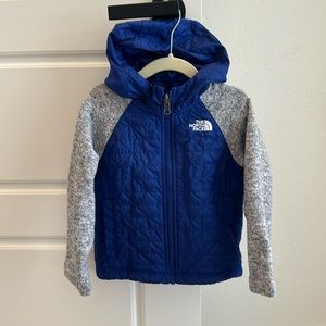 The North Face Water Repellent Quilted Sweater Fleece Jacket